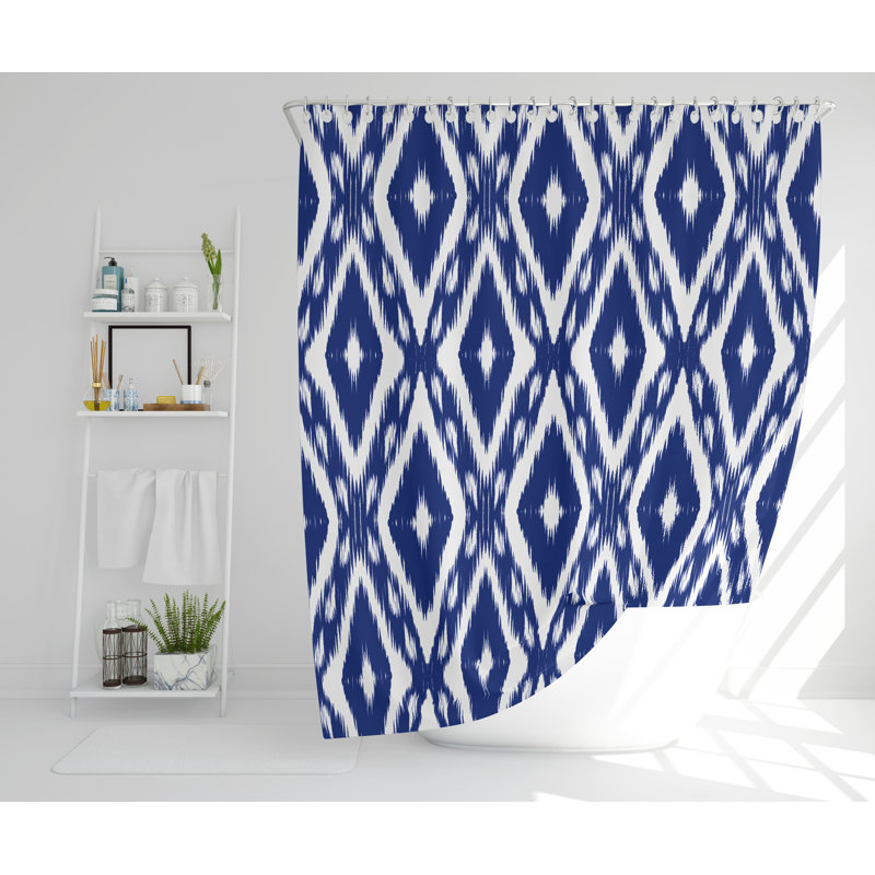 Sigfrid 2 Piece Polyester Shower Curtain Set, 168cm H x 168cm W