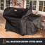 Longhorn Reverse Flow Offset Charcoal Smoker and Grill with 1060 sq. in. Cooking Area in Black