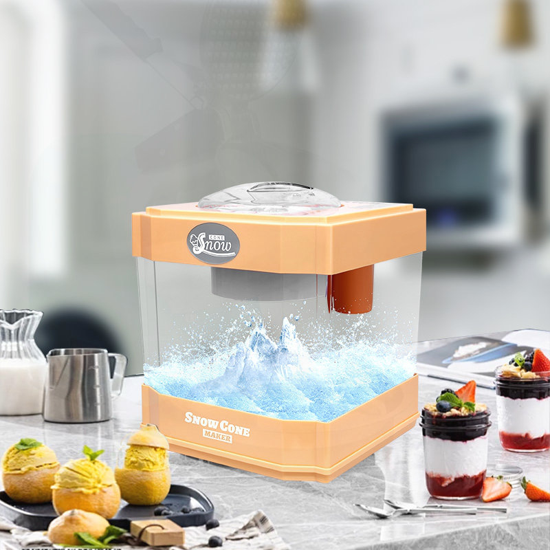 Tabletop Shaved Ice Machine, Orange