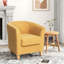 Mignon mobilier jaune moutarde pour la vie - rembourrage à 100%, structure en bois massif avec pieds de style relax