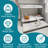Heavy-duty Sturdy Meta Twin over Twin Bunk Bed/l/ Noise Reduced/ Safety Guardrail/No Box Spring Needed,Silvery-1515621452