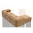 3-Seater Sofa And Ottoman (Camel)