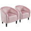 Upholstered Barrel Chair-667359147
