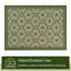Rectangle Geometric Synthetic Kilim Indoor / Outdoor Area Rug-53404081