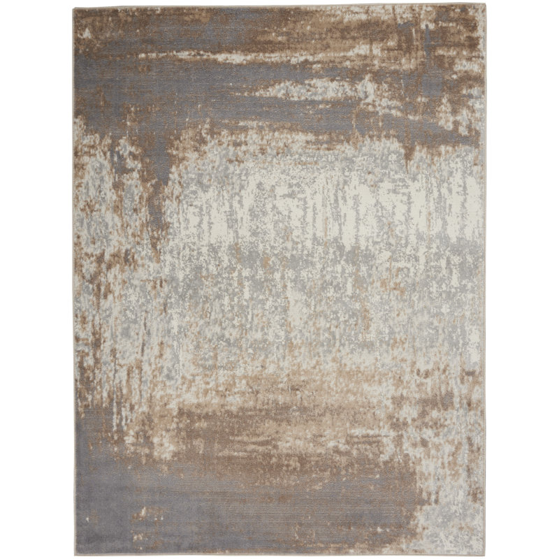 Abstract Indoor Rug, Rectangle 4' x 6'