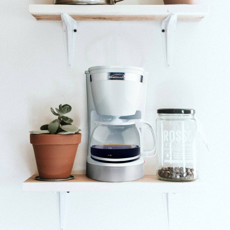 Cafetière 10 tasses Brentwood, Blanc