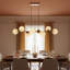 Lustre linéaire moderne pour îlot de cuisine 8 lumières 49,2 pouces E12-2147053396