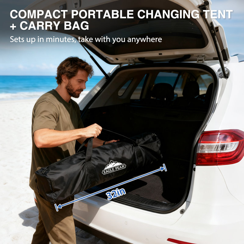 5x5 FT Instant Portable Pop-up Privacy Tent for Temporary shower Room, Dressing Room, Photo Booth and Camping Toilet