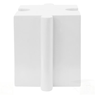 Puzzle Art Side Table, Modular Concave Edge MGO Table - Buy Singles Or Combine For Custom Layouts, Indoor & Outdoor
