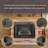 28 Inch Electric Fireplace Insert, Touch Panel with Crackling Sound, Adjustable Flames | Electric | Vent Free