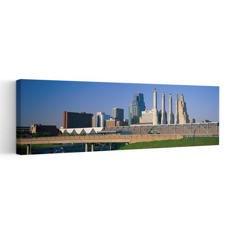 Bartle Hall Kansas City MO by Craig C. Sheumaker - Wrapped Canvas Panoramic Print, 30.48 cm H x 91.44 cm W