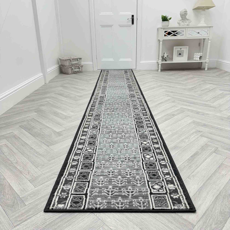 Runner Geometric Area Rug, Runner 60 x 150 cm