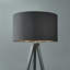 Baleine 135cm Black Tripod Floor Lamp-114865971