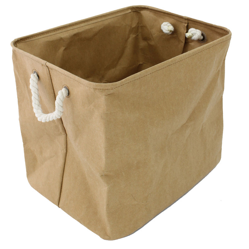 Bac de rangement en carton / papier, H 12,75 po x l 14 po x P 11 po