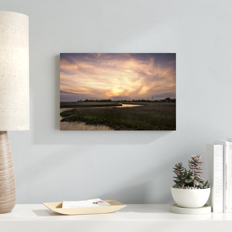 Low Country Sunset I, H 12 po x l 18 po x P 1,25 po