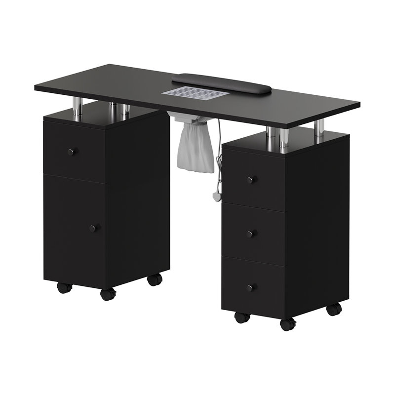 MDF；Particleboard Makeup Organiser, Black