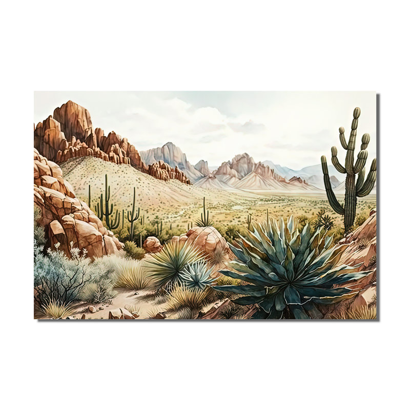 Arizona Desert IV - Western Canvas Wall Art