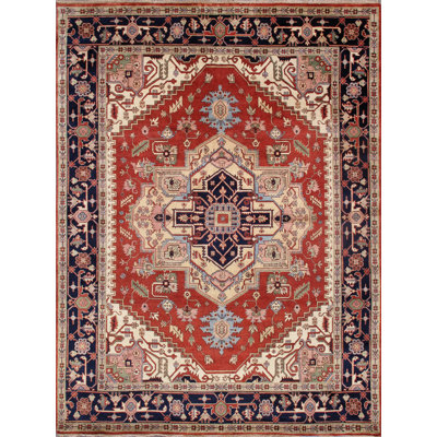 Serapi Hand Knotted Wool Oriental Area Rug