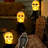 3Pcs Light-Up Skeleton Halloween Stakes
