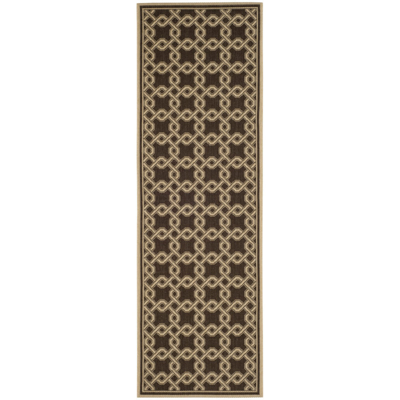 Tapis d'intérieur / extérieur à motif géométrique Joliet Performance, Rectangle 2 pi 7 po x 5 pi