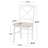 Castellon 2 - Person Four Leg Dining Set-93751147