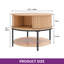 Four Leg Coffee Table with Storage-1040813008
