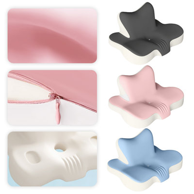 Gray Multifunctional Prone Sleeping Memory Foam Pillow
