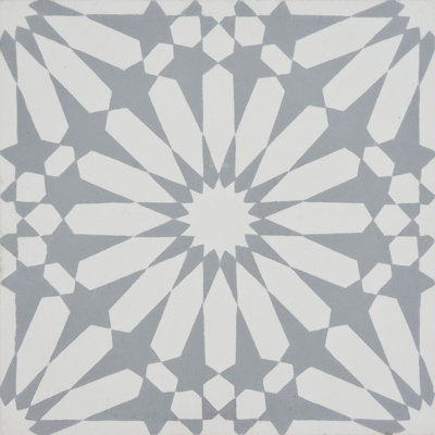Carreau de mur et de sol en ciment Alhambra 8 po x 8 po