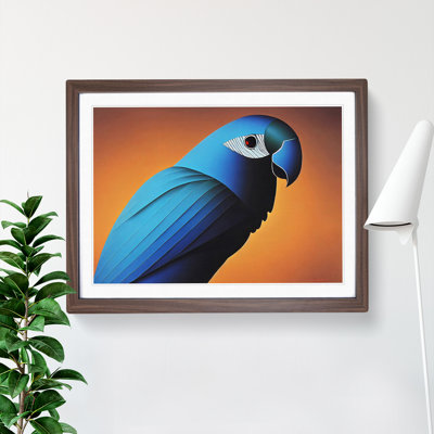 The Blooming Parrot - Framed Print