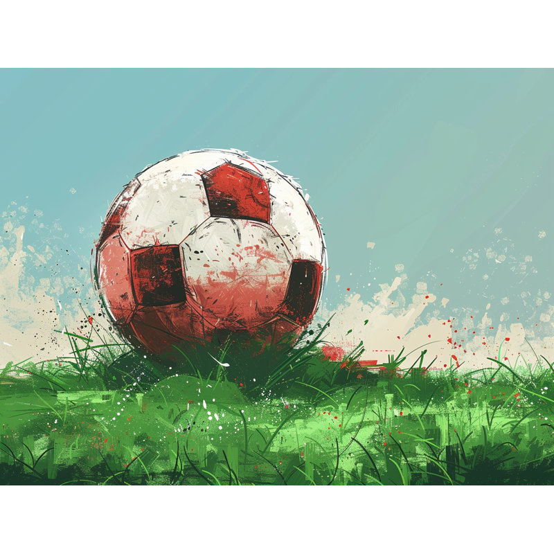 Ballon de soccer édredon de soccer_13451, Édredon simple