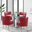 Chaise d'appoint d'appoint avec pieds dorés-1615941531
