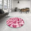 Tapis décoratif multicolore à motif abstrait-1281254765