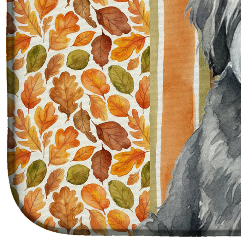Tapis gris et blanc Old English Sheepdog Heirloom