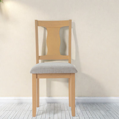 Ensemble de 4 chaises de salle à manger rembourrées confortables, en bois d'hévéa, de style moderne pour la cuisine