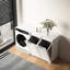 Armoire à lessive avec accès facile et sacs à doublure - Triez les vêtements facilement en blanc à partir de matériaux Hauteur 15,94 largeur du panneau de particules Rangement durable