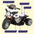 Kids Motorcycle - 3-Wheel Ride on Toy with Police Decals, Reverse, and Headlights - 6V Electric Motorcycle for Kids Ages 3 to 6 by Lil' Rider (Blue)-15431833