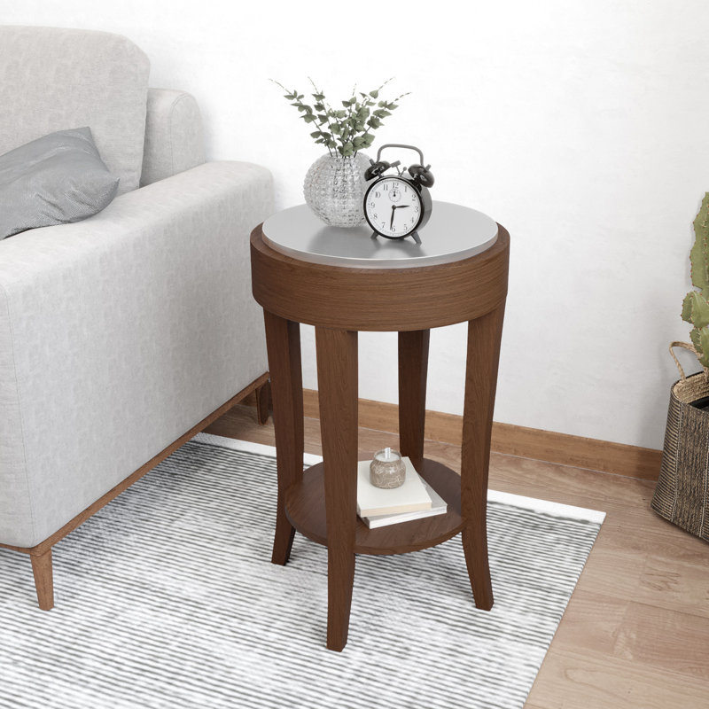 Solid Wood End Table