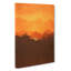 Orange Sunset Abstract Art - Wrapped Canvas Print-55309016