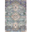 Tapis unique en denim / émeraude / bleu 6 pi x 8 pi 11 po Laristan Laristan