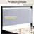 Wood Platform Bed Frame with Plush Headboard, Silent Slats & 8.8"Underbed Storage-1462896202