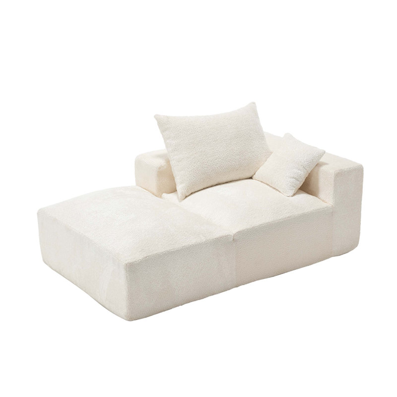 Canapé Boucle 67,72 "l, Chenille beige