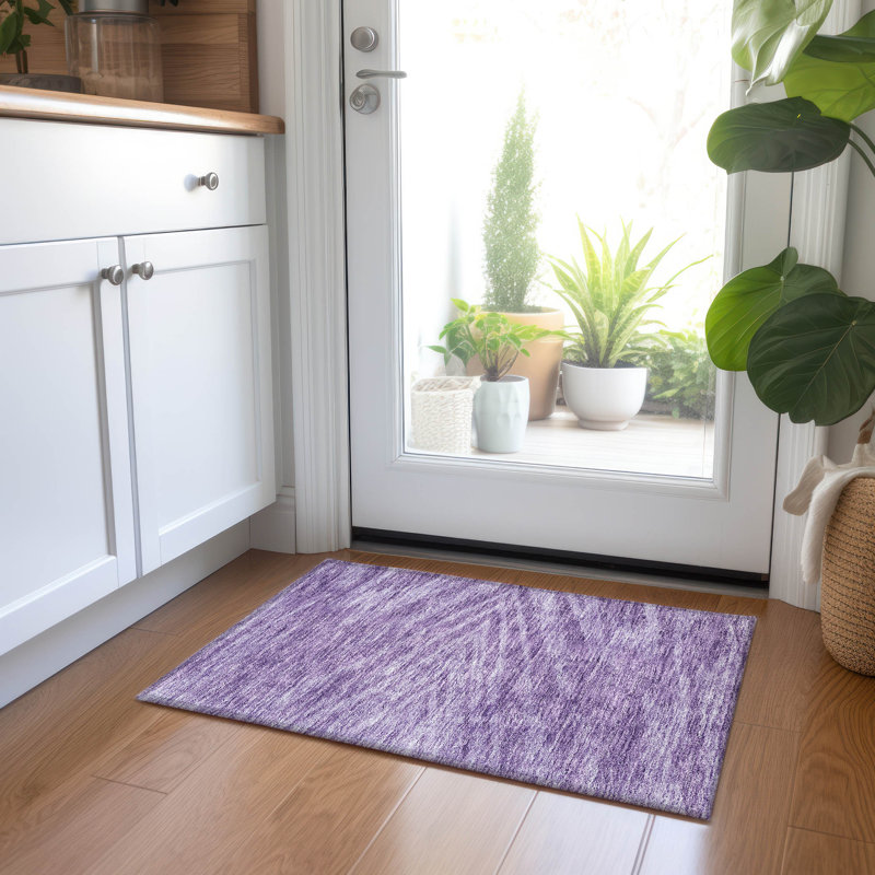  Tapis noir intérieur / extérieur lavable à la machine Chantille ACN876, Rectangle 1 pi 8 po x 2 pi 6 po