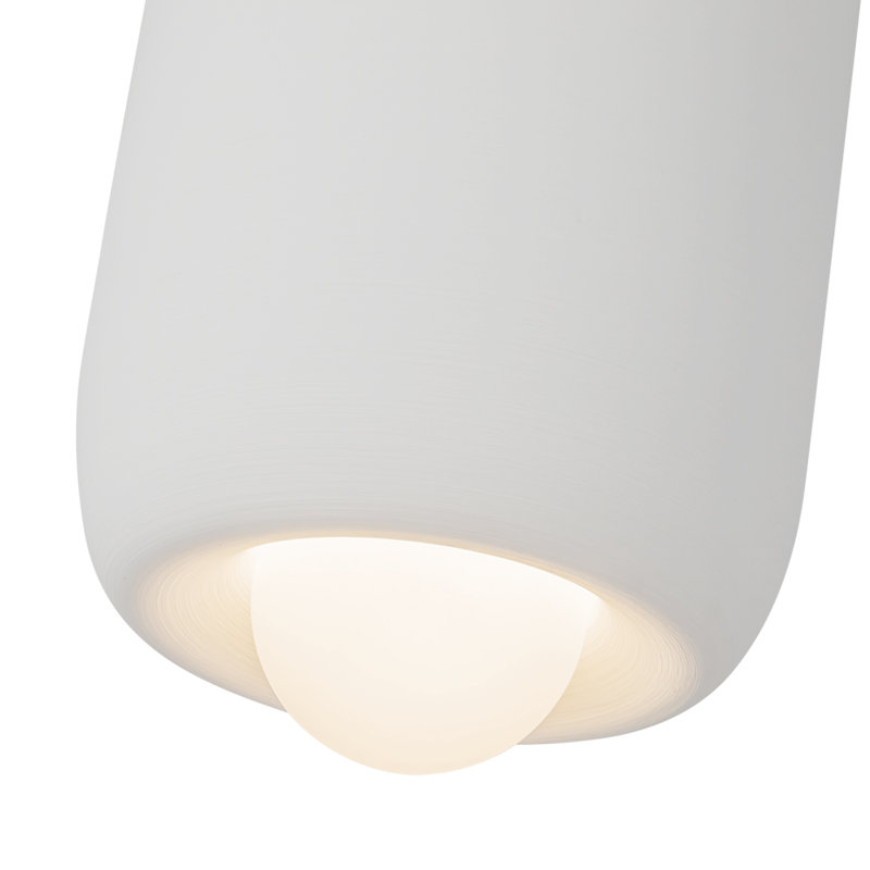 Hayden 1 - Light LED Pendant, White