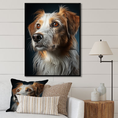 Beauté de Barzoï - reproduction sur toile