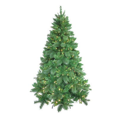 Lighted Pine Christmas Tree
