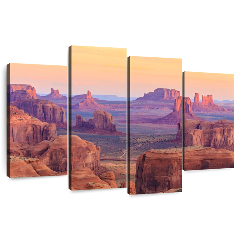 Paysage d'Alvord Monument Valley, H 32 po x l 52 po