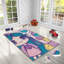 Tapis luxueux, 100% polyester, 70,9 po x 110,2 po | Éponge stratifiée anti-dérapante 740 g / m² pour le confort | Antibactérien, facile à nettoyer, lavable à la machine | Parfait pour le salon et la chambre à coucher-1964716369