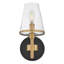 Marten 1-Light Two-Tone Bath Vanity Wall Sconce