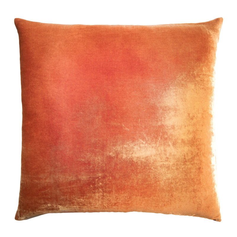 Square Pillow Cover & Insert, Mango, Square 22"