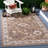 Kaity Sunrise Performance Oriental Indoor/Outdoor Area Rug-2071020142